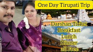 Tirupati Trip From Chennai One Day Tamil Nadu Govt Arrangment Food Free [upl. by Wye388]