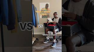 WHICH PAIR AIR JORDAN 3 BLACK CEMENT VS WHITE CEMENT 🐘 shorts nike jordan sneakers retro [upl. by Ahtnams752]