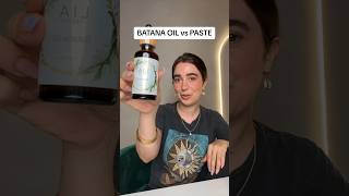 Batana oil vs paste explained 🤍 batana batanaoil hairgrowth hairloss haircare [upl. by Emorej]