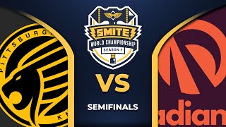 SMITE World Championship  Semifinals Pittsburgh Knights vs Radiance [upl. by Enttirb]