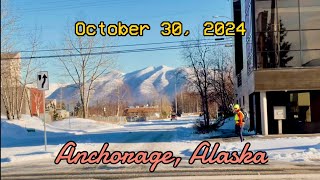 Anchorage Alaska 103024 Drive Snow [upl. by Schluter]