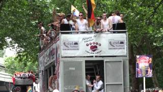 CSD Berlin 2012 Wg 3736A 988Kiss Queeres Jd Zentrum Pirates Percussion [upl. by Nosauq794]