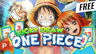 One Piece Lucky Draw Free PPT Game For ESL Teachers  BEST PPT GAMES [upl. by Cuthbert]