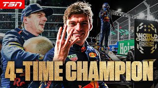 MAX VERSTAPPEN WINS HIS 4TH STRAIGHT F1 WORLD CHAMPIONSHIP [upl. by Ignatz]