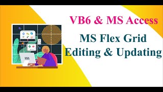 MS flex grid editing updating and cell colour change in vb6 code project for students amp developers [upl. by Ecydnarb]