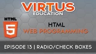 HTML Web Programming Tutorial Series  13 Radio Buttons amp Checkboxes [upl. by Anaej]