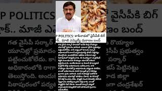 AP POLITICS quotA shock Former MLAs shop closed [upl. by Selie226]