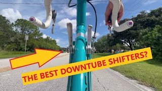 Suntour Cyclone Downtube Shifters Review Friction Only Model [upl. by Yasnil49]