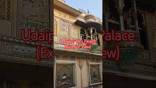 Rajasthan Tour Udaipur City Palace Exterior View [upl. by Obaza984]