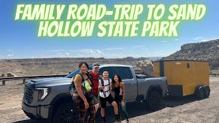 Family Road Trip To Camp At Sand Hollow State Park Utah [upl. by Ettenav]