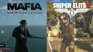 Sniper Elite 4 Vs Mafia Definitive Edition  Weapon Comparison [upl. by Nickie]