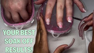 How To Soak Off Acrylic Nails ✨SAFELY✨ [upl. by Dnalevets]