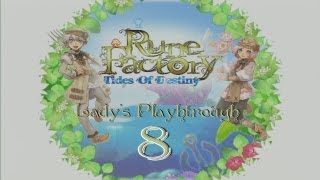 Rune Factory Tides of Destiny  Playthrough Part 8 Earth Shrine Discovered [upl. by Enilraep]