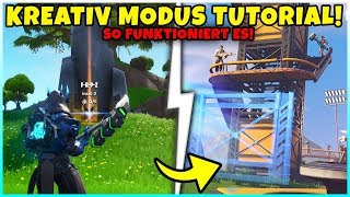 So funktioniert der Kreativmodus TUTORIAL  Das musst du WISSEN  Fortnite Season 7 Battle Pass [upl. by Yarak]