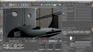 Kreativprojekt in Cinema 4D 30  Materialien  Betonwand [upl. by Sayer759]