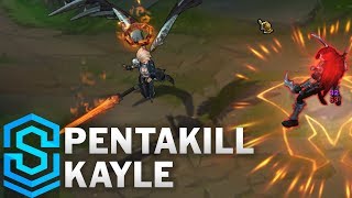 Pentakill Kayle SFX ADDED Skin Spotlight  PreRelease  League of Legends [upl. by Gent967]