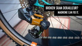 Broken SRAM Derailleur Madrone Cycles can fix it [upl. by Lewak]