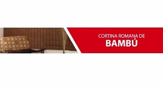 Como instalar una cortina Romana de Bambú marca Reggia [upl. by Feeley165]