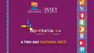 Highlights from Spontania24  A TwoDay Cultural Fest  SVGOI  SVIET [upl. by Siblee]