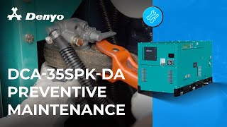 Preventive Maintenance Series  Denyo DCA35SPKDA Generator [upl. by Kial]