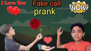 Fake call prank on friendsFunny video [upl. by Meyers175]