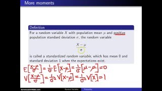 Standardized random variables [upl. by Lamb831]