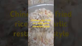 Ek garlic fried rice 🍚🌾 restaurant style very tasty yummy 😋🤤 newsong [upl. by Narda56]