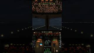 UATC 2022 Unmatched Air Traffic Control Flight Sim in Emirates Airbus A380 Cockpit Take Off Shorts [upl. by Natfa]