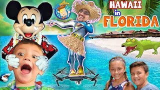 HAWAII in FLORIDA Disneys Polynesian Resort Hotel FUNnel Family Learns to Hula vlog [upl. by Haff835]