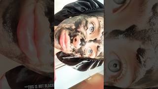 DOING A VOLCANIC ASH PEEL MASK pore cleansing skincare facemask facemaskbeauty makeup fyp [upl. by Ardolino]