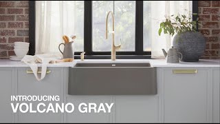 Volcano Gray SILGRANIT Kitchen Sink Color  BLANCO [upl. by Tenay802]