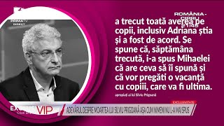 Silviu Prigoană știa ca va murit curând Ce ia spus Mihaelei în urmă cu câteva zile [upl. by Godfrey]