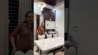 Finally ನಾವು ಒಂದು dinning table tandhvi 🧿😍🤩 minivlog203 shruvlogs🤩 dailyvlogs sweethome [upl. by Hutchinson]