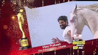 Male Vocalist of the year  Vijay Prakash  Mirchi music awards south 2015 [upl. by Aenit]