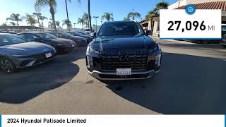 2024 Hyundai Palisade HEMET BEAUMONT MENIFEE PERRIS LAKE ELSINORE MURRIETA 501992C [upl. by Burner]