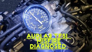 Audi A3 TFSI Misfire Issue Diagnosed [upl. by Olympia687]