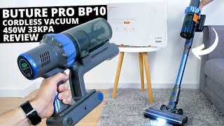 Buture Pro BP10 REVIEW Smart and Powerful Cordless Stick Vacuum Cleaner [upl. by Pollie]