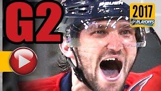 Pittsburgh Penguins vs Washington Capitals 2017 NHL Playoffs Round 2 Game 2 04292017 HD [upl. by Ilera]