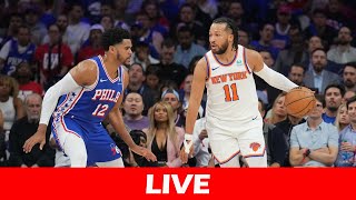 NBA LIVE GAME 6 KNICKS VS 76ERS 2024 NBA PLAYOFFS FIRST ROUND EASTERN CONFERENCE [upl. by Eardnoed281]