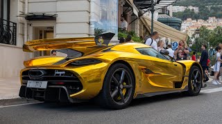 Billionaires Take Over Monaco 2024  Koenigsegg Jesko Ferrari 296 Challenge x2 812 Comp Aperta [upl. by Kassab174]