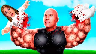 50 FAÇONS DE MOURIR DANS ROBLOX  NE PAS METTRE EN COLÈRE THE ROCK [upl. by Aihsital]