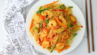 HOW TO COOK DELICIOUS VERMICELLI RICE NOODLES [upl. by Goldy]