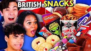 American Teens Try British Snacks For The First Time [upl. by Adnohr]