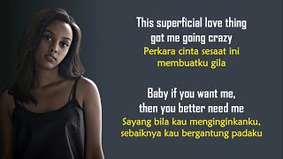 Ruth B  Superficial Love  Lirik Terjemahan Indonesia [upl. by Matthaeus]