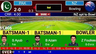 PAKISTAN VS NEW ZEALAND 5TH T20 LIVE  PAK VS NZ LIVE SCORE amp COMMENTARY  LIVE CRICKET MATCH TODAY [upl. by Duvall]