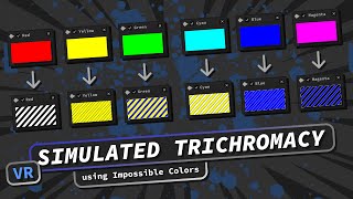 Correcting Color Blindness using Impossible Colors VR [upl. by Carlita]