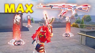 LUCKIEST LVL 8 AKM MAXING 😍🔥 BGMI PUBG MOBILE [upl. by Anirad]