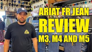 Ariat FR Jeans  M3 M4 M5 Review [upl. by Ruhtracam]