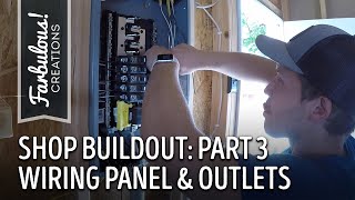 Shop Buildout Part 3  Wiring the Shop Outlets [upl. by Corson345]