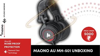 MAONO STUDIO HEADPHONES UNBOXING AND REVIEW [upl. by Myrwyn]